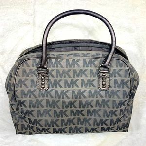 Michael Kors Metallic gray purse